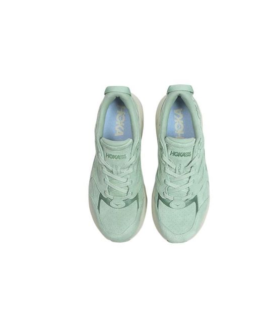 Hoka One One Blue Clifton L Suede 'Smoke' for men