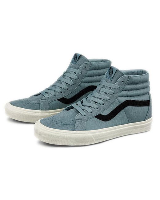 Vans Blue Sk8-Hi Retro Casual Skate Shoes
