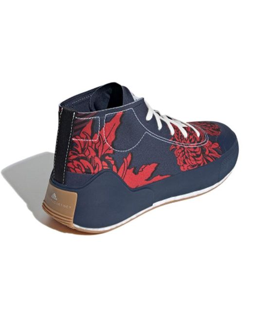 Adidas Blue (Wmns) Stella Mccartney X Treino Mid 'Floral Print