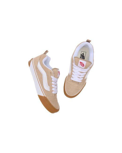 Vans White Knu Skool Tan'