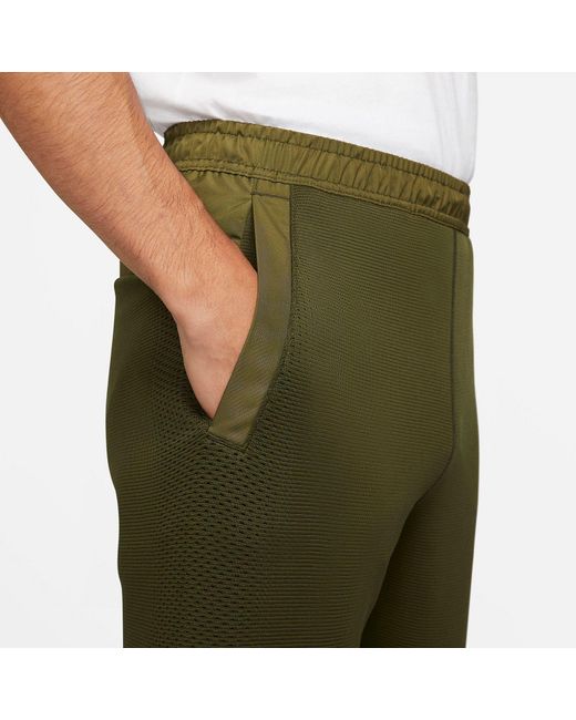 Nike Green Therma Fit Adv A.P.S. Fleece Fitness Pants for men