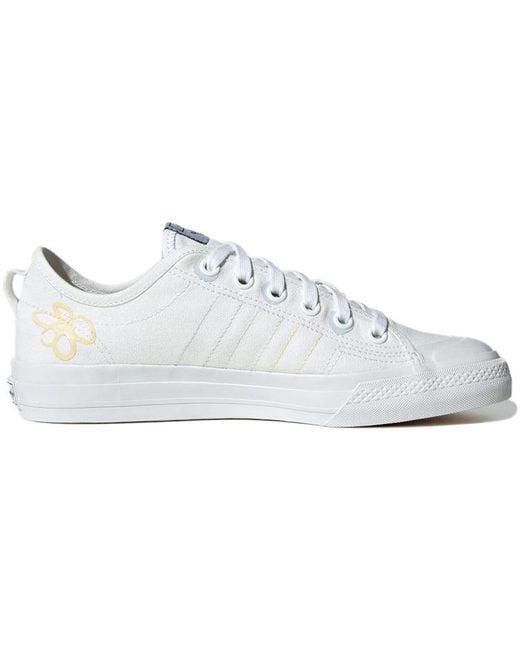 Adidas White Nizza Rf for men