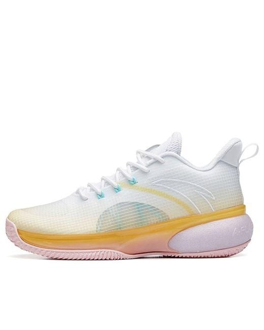 Anta White Basketball Series Sneakers for men