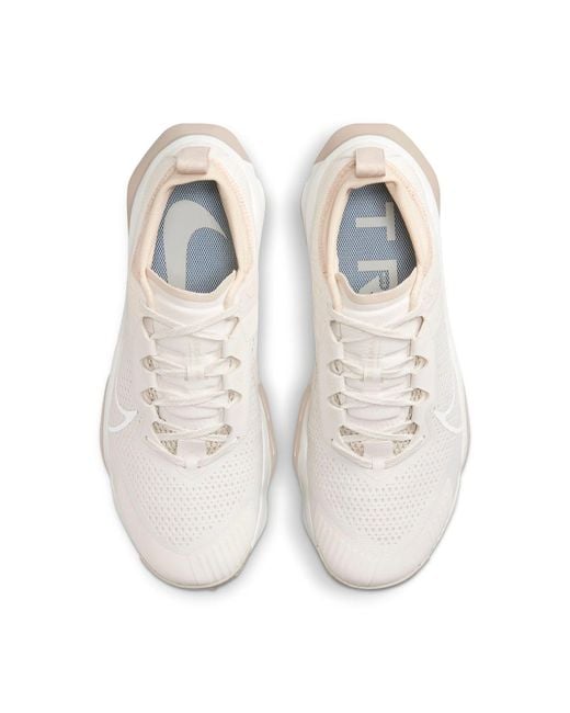 Nike White Zoomx Zegama Trail Shoes Dh0623-004 for men