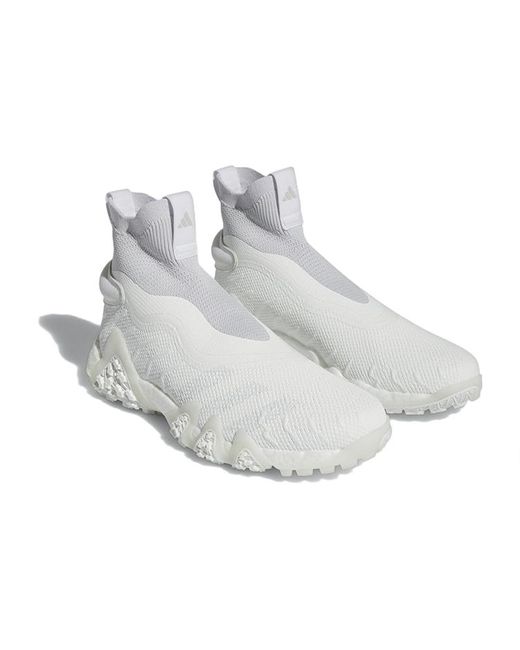 Adidas White Codechaos Laceless Dash' for men