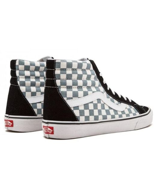 Vans Black Sk8-Hi Reissue 'Checkerboard' for men