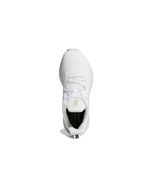 Adidas White Alphabounce+ Run Em 'Crystal' for men