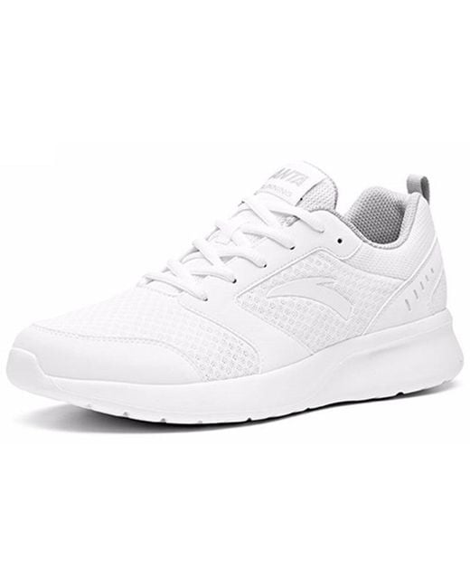 Anta White Running Series Sneakers for men