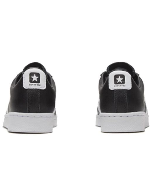Converse Black Pro Leather Low for men