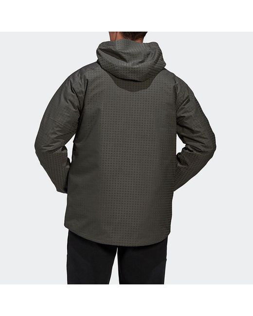 Adidas Gray Cap 3In1 R.R J Outdoor Windproof Hooded Down Jacket for men
