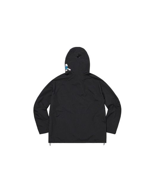 Supreme X Smurfs Gore-Tex Shell Jacket in Black for Men | Lyst UK