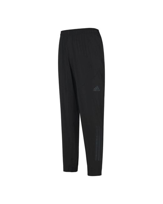 Adidas Black Sports Casual Woven Trousers for men