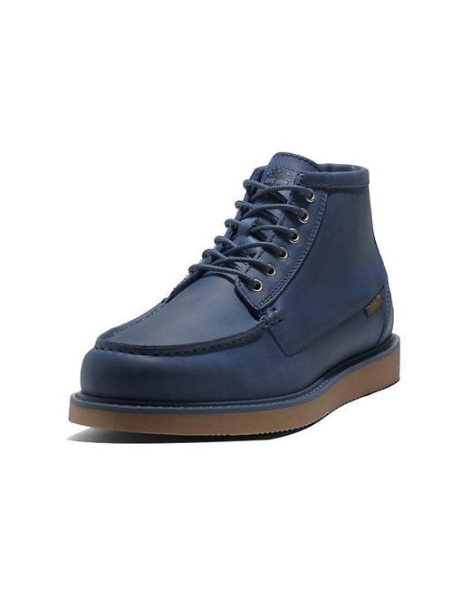Timberland Blue Newmarket Ii Moc Toe Chukka Boots Nubuck' for men