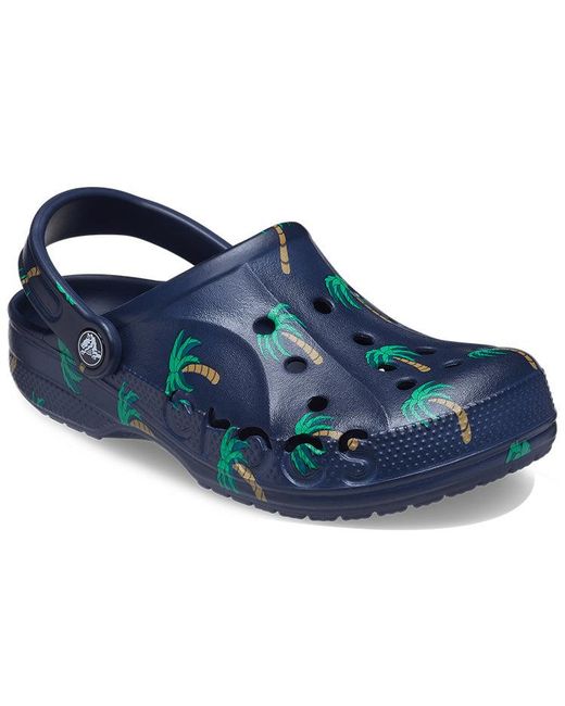 CROCSTM Blue Classic Baya Clog Coconut Tree for men