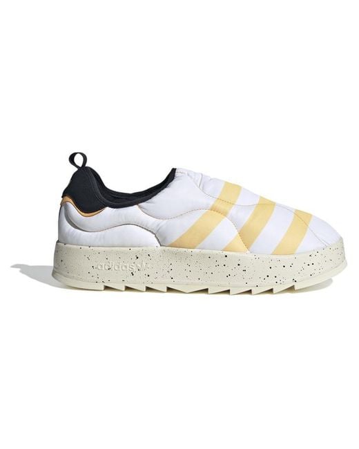 Adidas White Puffylette for men
