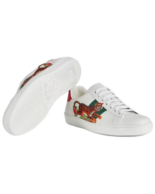 Gucci White Ace 'Lunar New Year for men