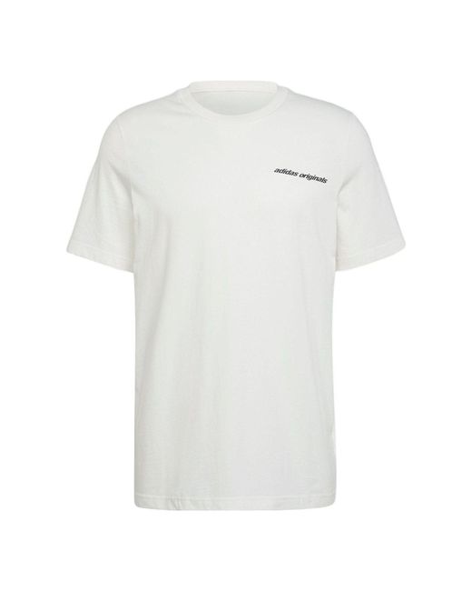 Adidas White Originals Yung Z Tee 1 'Core' for men