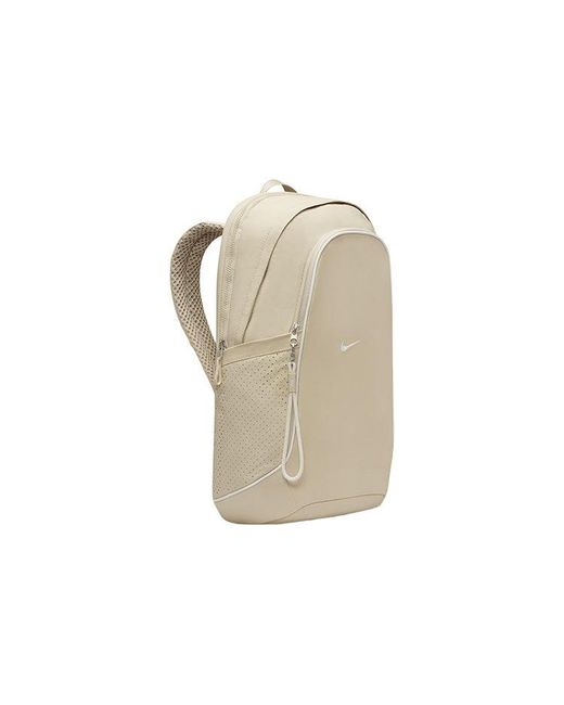 Nike Natural Sportswear Essentials Series Large Capacity Durable Laptop Bag Creamy Backpack