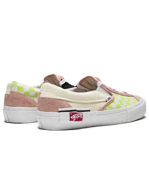 Vans White Slip-On Cap Lx 'Deconstructed' for men