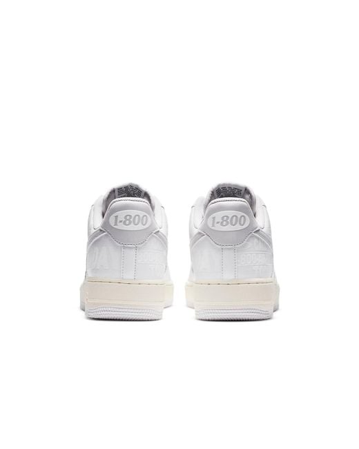 Nike White Air Force 1 '07 Premium '1-800 Toll Free' for men