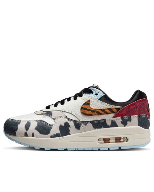 Nike Red (Wmns) Air Max 1 '87 'Great Indoors Tiger Swoosh Cow Print'