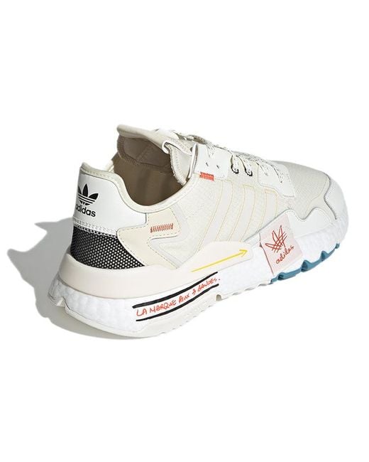 Adidas White Originals Nite jogger for men