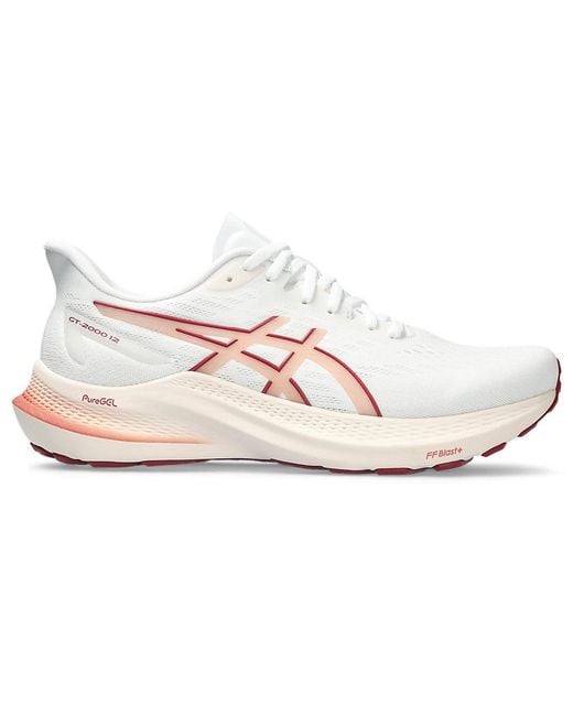 Asics White (Wmns) Gt-2000 12 Light Garnet'