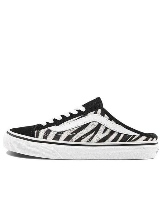 Vans Brown Style 36 Casual Low Tops Skateboarding Shoes Zebra for men