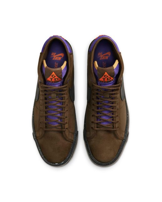 Nike Brown Grant Taylor X Zoom Blazer Mid Pro Gt Sb 'Acg' for men