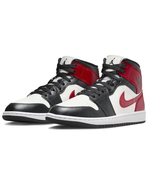 Nike Red (Wmns) 1 Mid Toe'