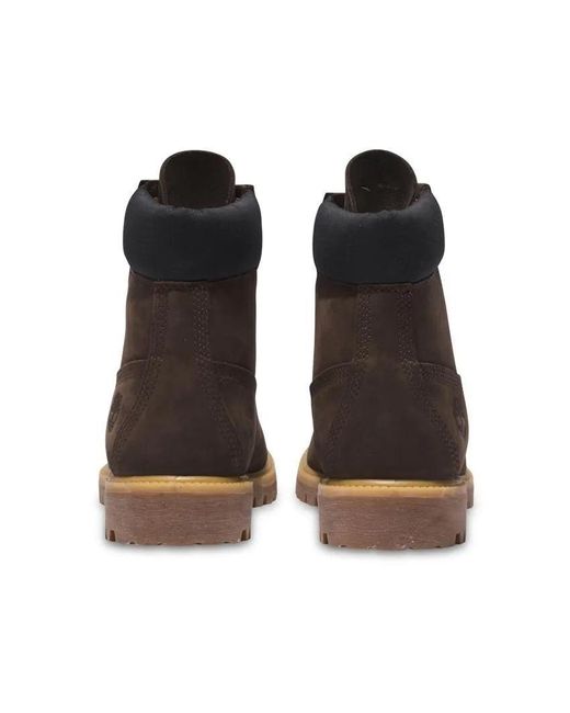 Timberland Brown Premium 6 Inch Waterproof Boots 'Dark Nubuck' for men