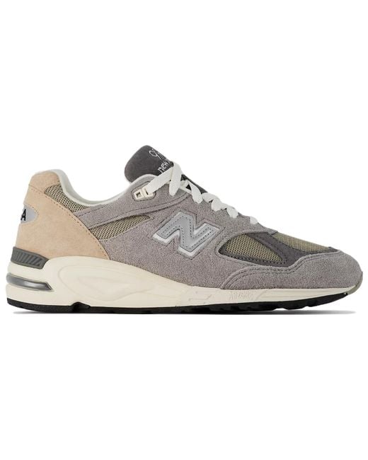 New Balance White Teddy Santis X 990V2 Made for men