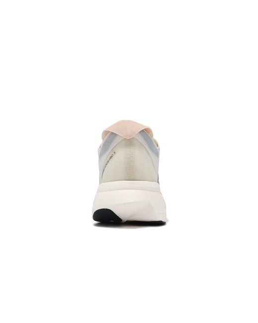 Adidas White Adizero Adios Pro 3 'Ivory Pack' for men