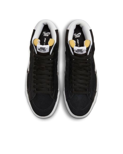 Nike Black Zoom Blazer Mid Premium Sb 'Oversized Swoosh for men