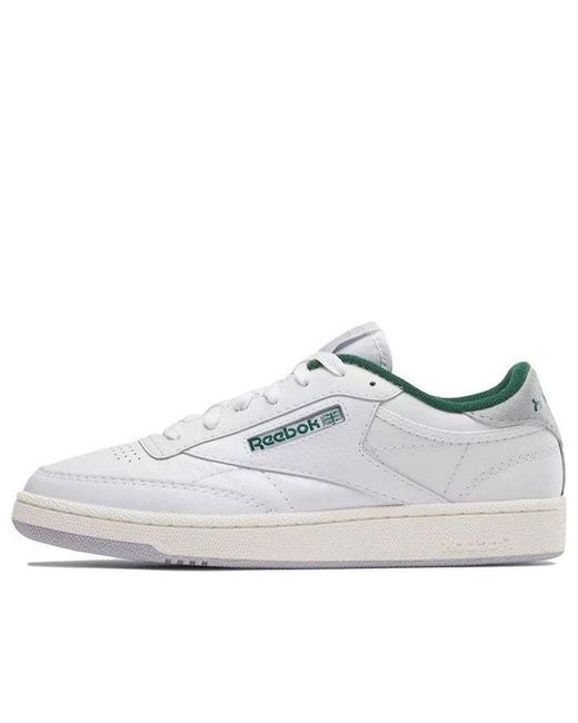 Reebok White Club C 85 Dark' for men