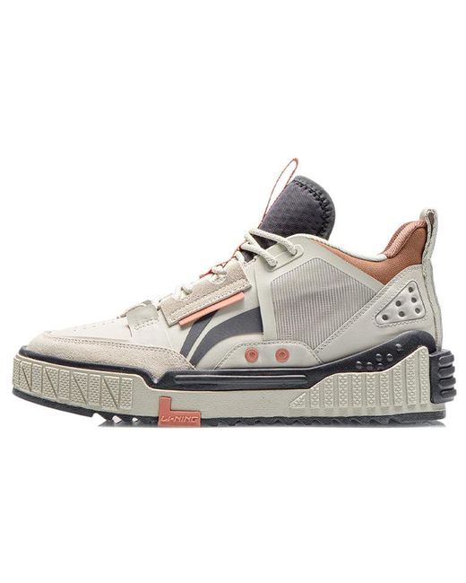 Li-ning White No.258 Mid for men