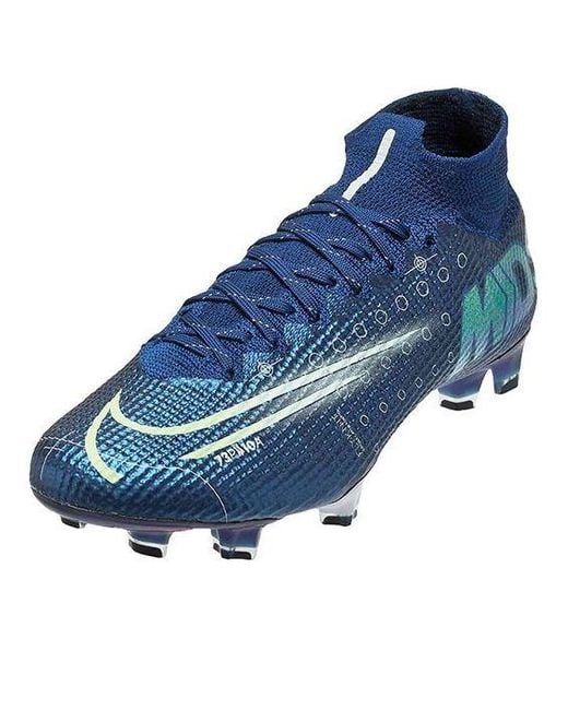 Nike Blue Mercurial Superfly 7 Elite Mds Fg 'Dream Speed' for men