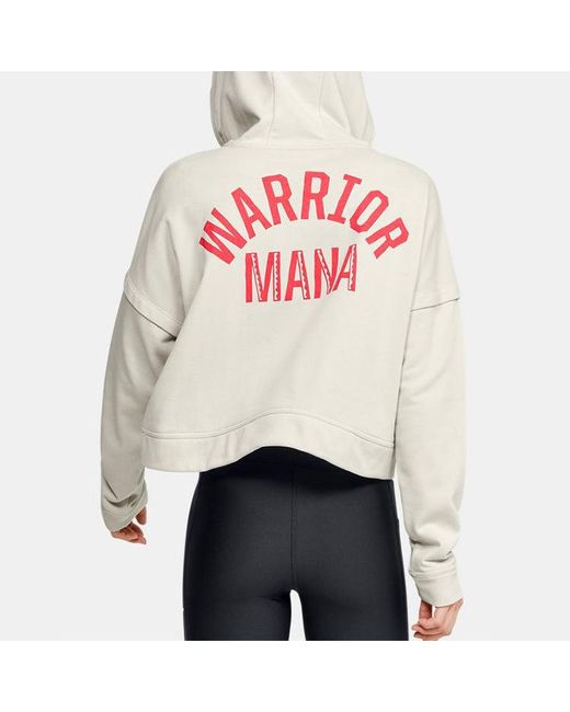 Under Armour White (Wmns) X Project Rock Terry Hoodie