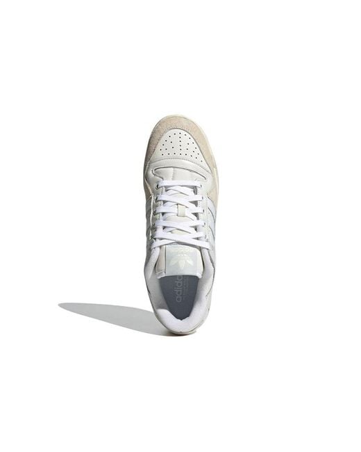 Adidas White Forum 84 Low Adv Gum' for men