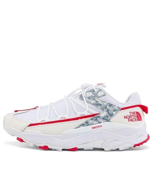 The North Face White Vectiv Taraval Tech Lny Hiking Shoes for men