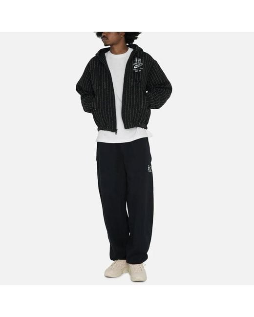 Nike Black X Stussy Washed Sweatpants for men