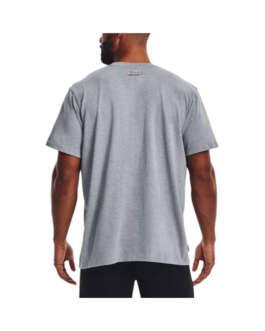 Under Armour Gray Heavyweight T-Shirt for men