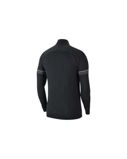 Nike Black Stripe Contrasting Colors Outdoor Zipper Jacket for men