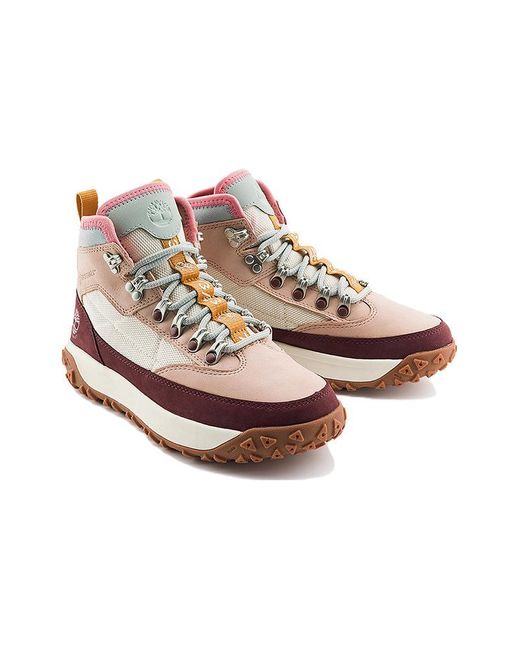 Timberland Pink (Wmns) Greenstride Motion Waterproof Mid Boots