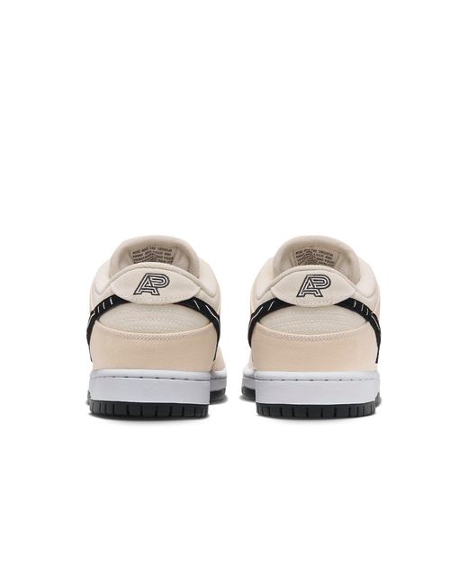 Nike White Sb Dunk Low 'Albino & Preto for men