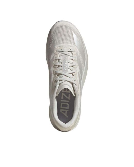 Adidas White Adizero Evo Sl for men