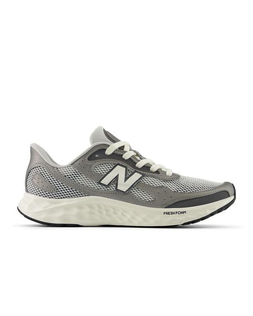 New Balance Gray Fresh Foam Arishi V4 Matter With Slate And Castlerock' for men