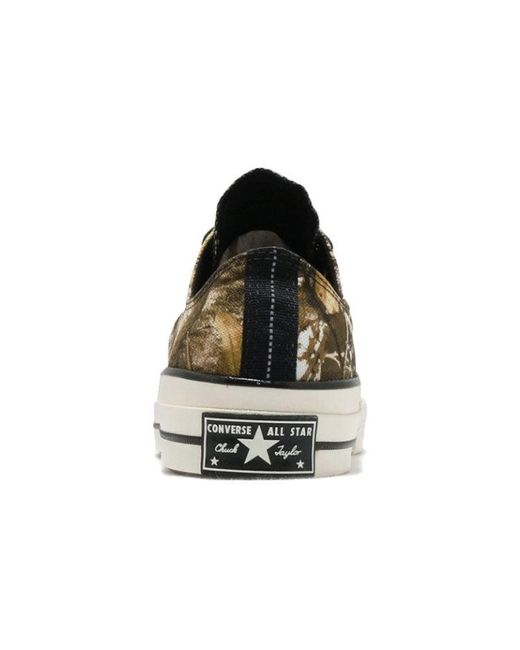Converse Brown Realtree X Chuck 70 Low 'Edge Camo Print' for men