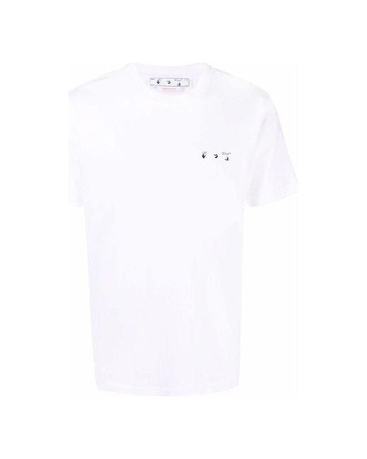Off-White c/o Virgil Abloh White Caravaggio Paint Slim Tee for men