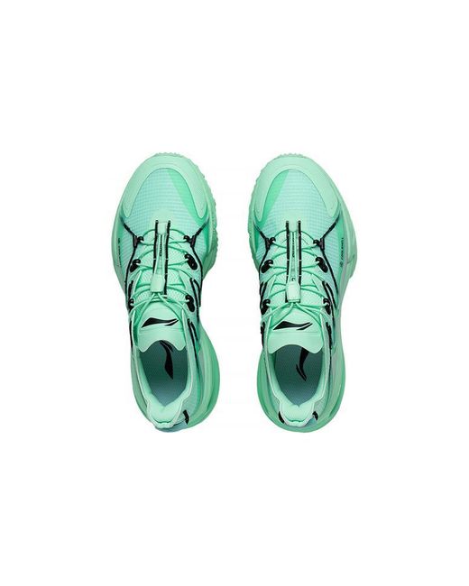 Li-ning Green Yijie Hiking Shoes 'Water' for men